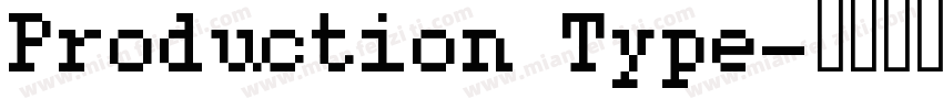 Production Type字体转换